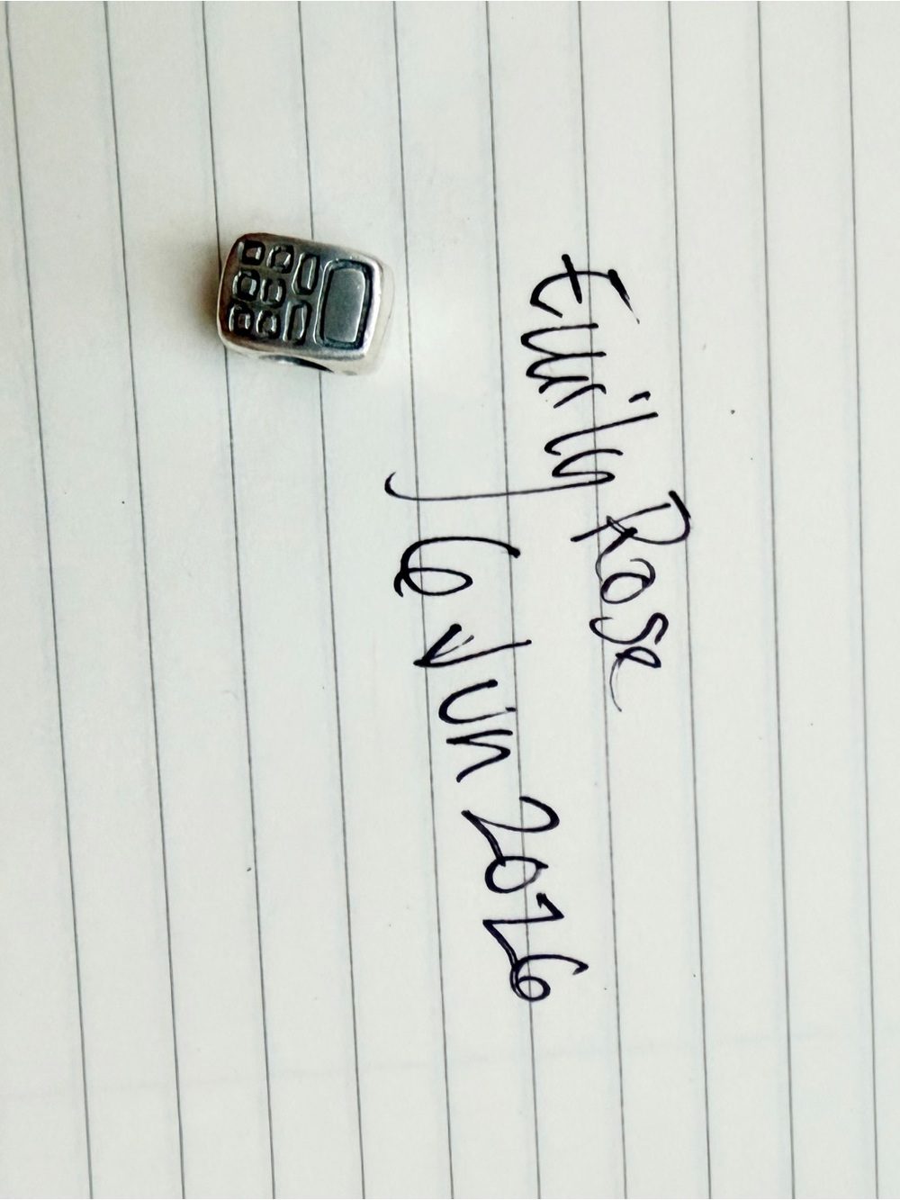 Authentic Pandora Vintage Cell Phone Charm (925 ALE)